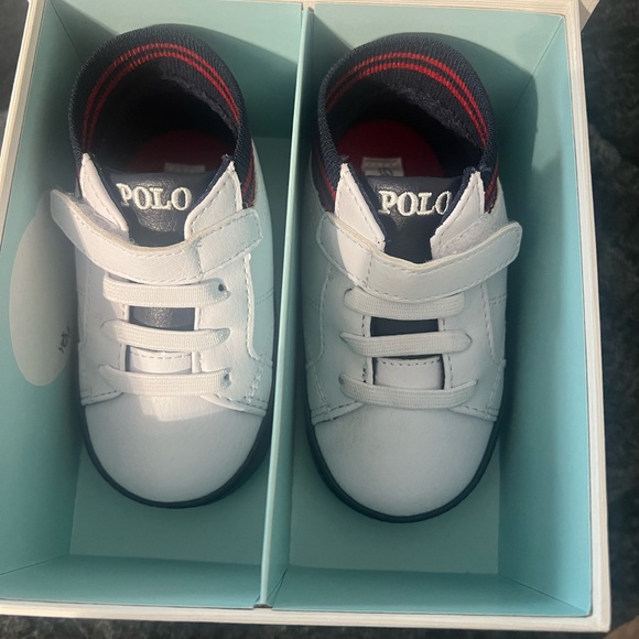 Polo 4c shoes for toddler. Worn once for pictures. Still like new in box. - Picture 3 of 3